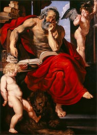 Heiliger Hieronymus, 1610 von Rubens | Gemälde-Reproduktion