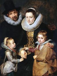 The Family of Jan Brueghel the Elder, c.1613/14 by Rubens | Painting Reproduction