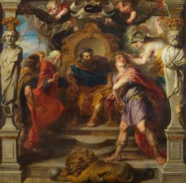 Der Zorn des Achilles, c.1630/35 von Rubens | Gemälde-Reproduktion