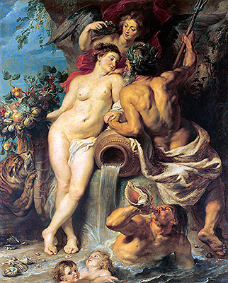 The Union of Earth and Water, c.1618 | Rubens | Painting Reproduction