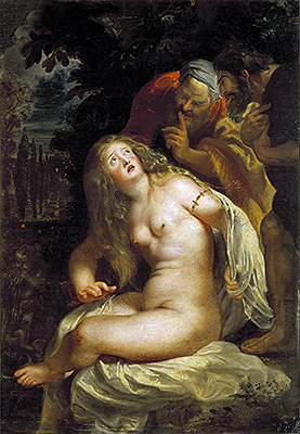 Susanna and the Elders, c.1607 | Rubens | Gemälde Reproduktion