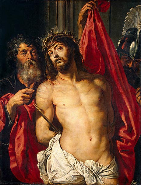 Die Dornenkrone (Ecce Homo), c.1612 | Rubens | Gemälde Reproduktion