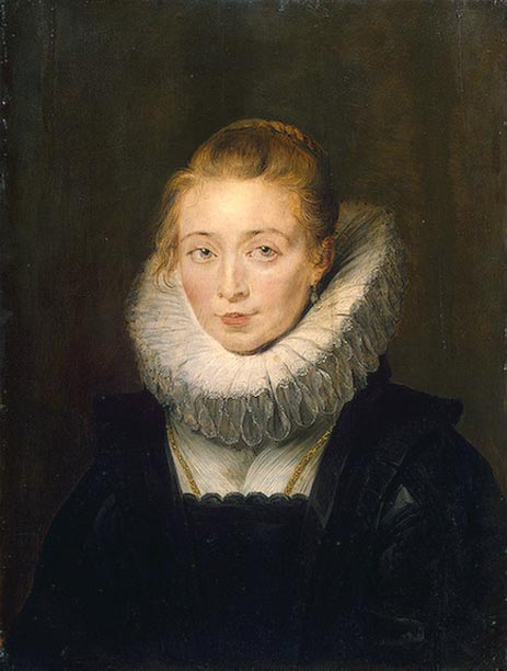 Portrait of Lady-in-Waiting to the Infanta Isabella, c.1624/26 | Rubens | Gemälde Reproduktion