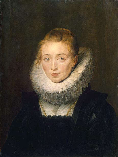 Portrait of Lady-in-Waiting to the Infanta Isabella, c.1624/26 by Rubens | Painting Reproduction