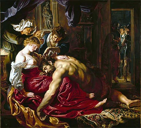 Samson and Delilah, c.1609/10 | Rubens | Gemälde Reproduktion