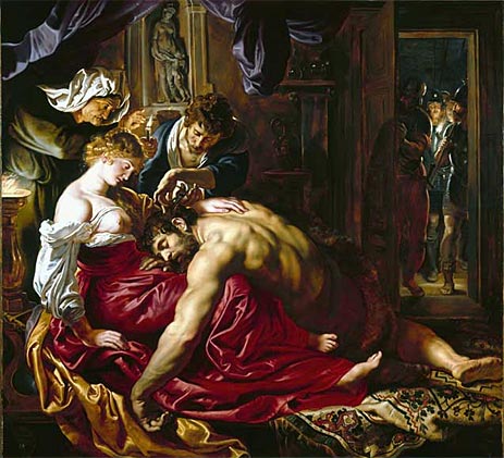 Samson und Delila | Rubens | Gemälde Reproduktion