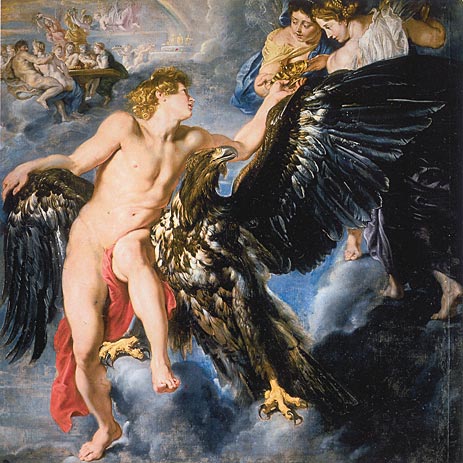 Der Raub des Ganymed | Rubens | Gemälde Reproduktion
