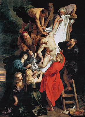 The Descent from the Cross, c.1611/14 | Rubens | Gemälde Reproduktion