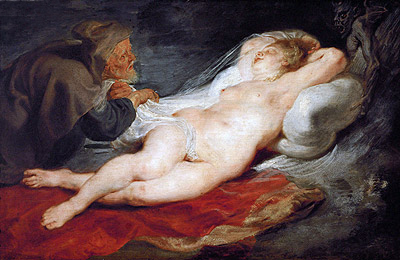 Angelica and the Hermit | Rubens | Painting Reproduction