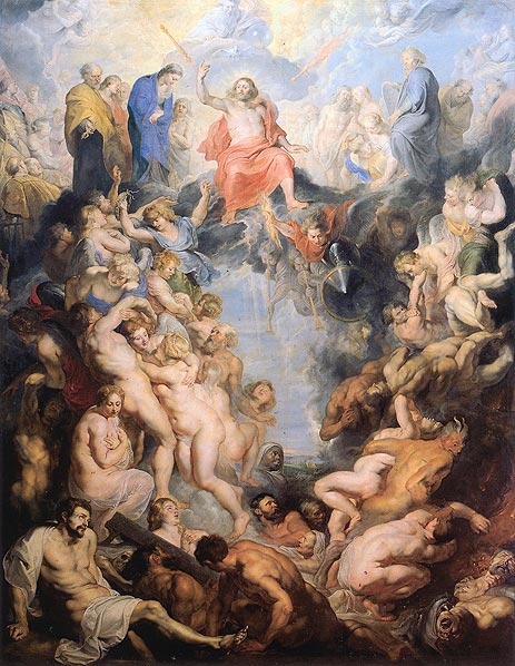 Das Große Jüngste Gericht, c.1615/16 | Rubens | Gemälde Reproduktion