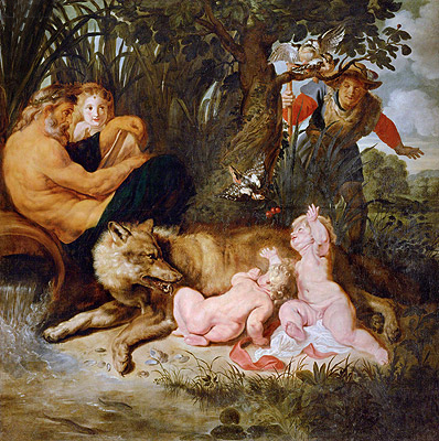 Romulus and Remus, c.1615/16 | Rubens | Gemälde Reproduktion