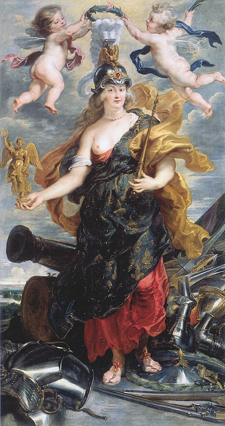 Marie de' Medici als Bellona | Rubens | Gemälde Reproduktion