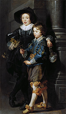 Doppelporträt von Albert und Nikolaus Rubens | Rubens | Gemälde Reproduktion