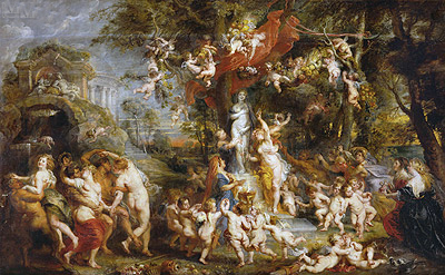Venusfest (Fest der Venus Verticordia), c.1636/38 | Rubens | Gemälde Reproduktion