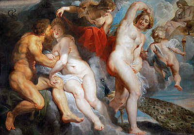 Ixion, König der Lapithen, von Juno getäuscht | Rubens | Gemälde Reproduktion