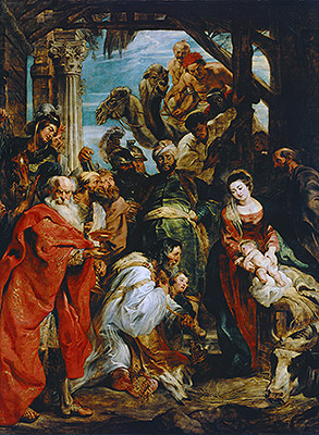 Die Anbetung der Könige | Rubens | Gemälde Reproduktion