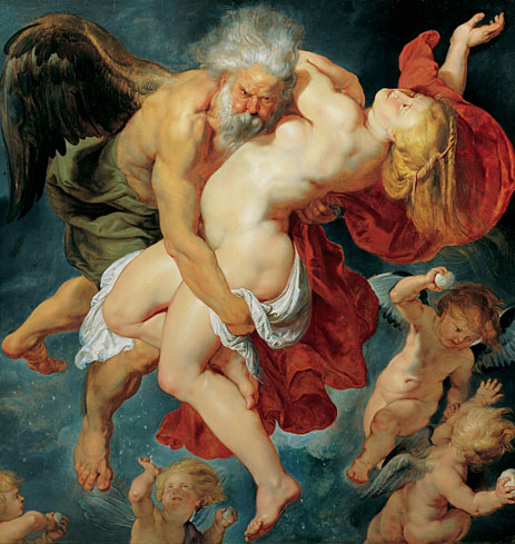 Boreas Abducts Oreithya, c.1615 | Rubens | Painting Reproduction