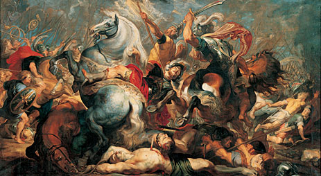 Der Tod des Decius Mus in der Schlacht | Rubens | Gemälde Reproduktion