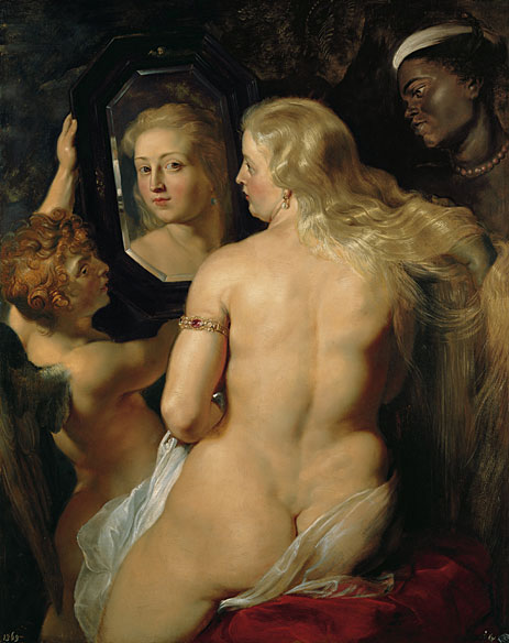 Venus in Front of the Mirror, c.1613/14 | Rubens | Gemälde Reproduktion