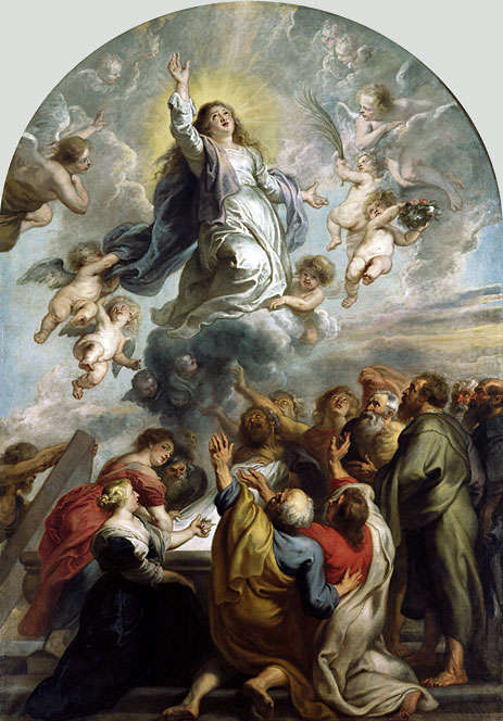 The Assumption of the Virgin, c.1637 | Rubens | Gemälde Reproduktion