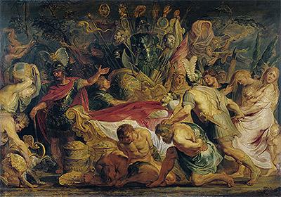 Die Obsequien des Decius Mus, c.1616/17 | Rubens