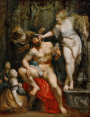 Herkules und Omphale, c.1602/05 von Rubens | Gemälde-Reproduktion
