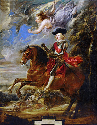 Cardinal-Infante Fernando de Austria at the Battle of Noerdlingen, c.1635/40 | Rubens | Painting Reproduction