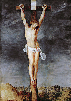 Christ on the Cross, c.1592/33 | Rubens | Gemälde Reproduktion