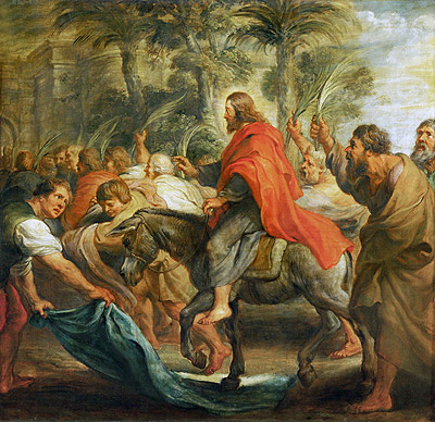 Christ's Entry into Jerusalem, 1632 | Rubens | Gemälde Reproduktion