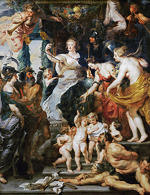The Felicity of the Regency, c.1621/25 | Rubens | Gemälde Reproduktion