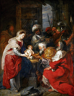 The Adoration of the Magi, c.1626/29 | Rubens | Gemälde Reproduktion