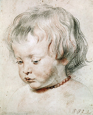 Portrait of Artist Son Nicolas, 1621 | Rubens | Gemälde Reproduktion