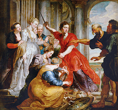 Achilles Discovered by Ulysses and Diomedes, c.1617 | Rubens