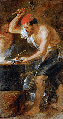 Vulcan Forging the Lightning of Jupiter | Rubens | Painting Reproduction