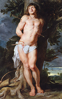 Heiliger Sebastian, c.1618 von Rubens | Gemälde-Reproduktion
