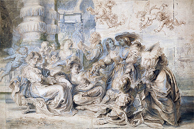 The Garden of Love (Right Part), n.d. | Rubens | Painting Reproduction