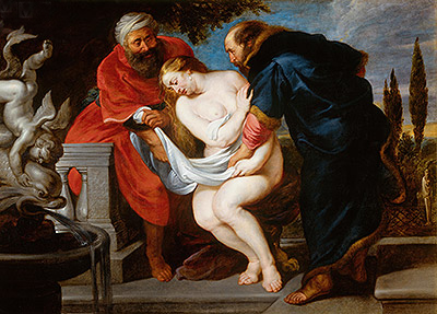 Susanna und die Ältesten (Susanna im Bade) | Rubens | Gemälde Reproduktion