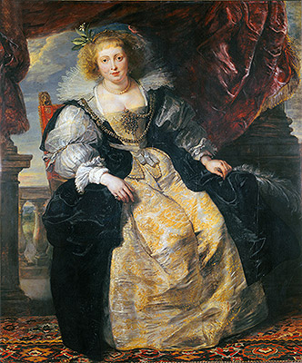 Helene Fourment in Her Wedding Dress, c.1630/31 | Rubens | Painting Reproduction