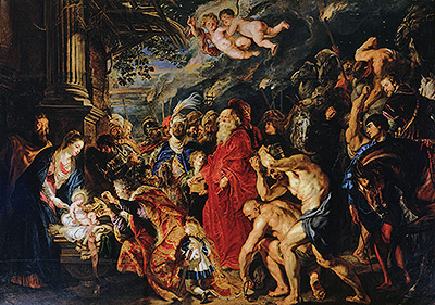 Anbetung der Könige | Rubens | Gemälde Reproduktion