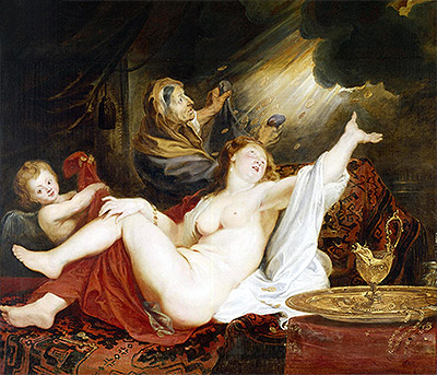 Danae and the Shower of Gold, n.d. by Rubens | Painting Reproduction