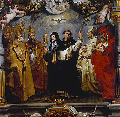 Die Verteidiger der Eucharistie | Rubens | Gemälde Reproduktion