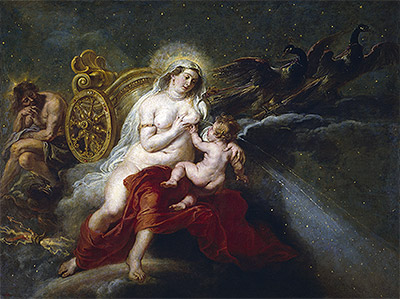 The Birth of the Milky Way, c.1637 by Rubens | Painting Reproduction