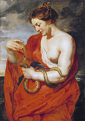 Hygeia, Goddess of Health, c.1615 | Rubens | Gemälde Reproduktion