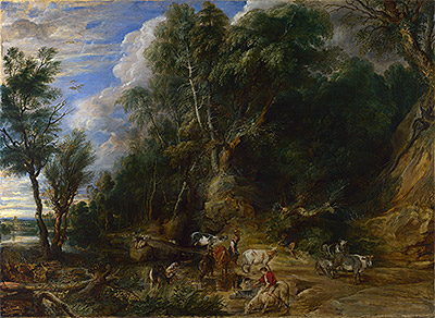 The Watering Place, c.1615/22 | Rubens | Painting Reproduction