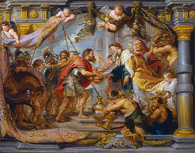The Meeting of Abraham and Melchizedek, c.1626 | Rubens | Gemälde Reproduktion