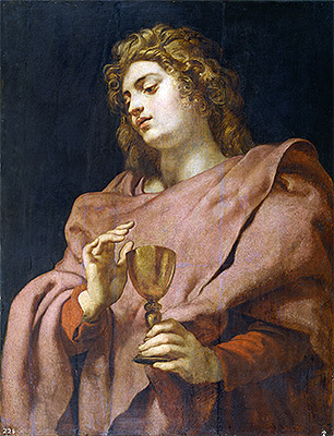 Saint John the Evangelist, c.1611 | Rubens | Gemälde Reproduktion
