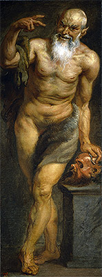 Silenus or a Faun | Rubens | Painting Reproduction