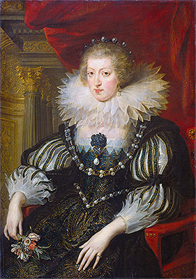 Anne of Austria, c.1624 | Rubens | Painting Reproduction