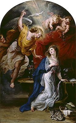 The Annunciation, n.d. | Rubens | Gemälde Reproduktion
