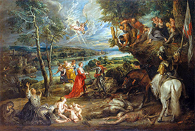 Landscape with St George and the Dragon | Rubens | Painting Reproduction